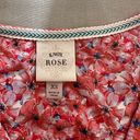 Knox Rose Red Floral Above the Knee Side Pockets Dress  Size XS Photo 5