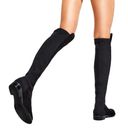 Stuart Weitzman  5050 Over the Knee Boots Suede Black Size 9.5 Photo 2