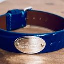 Ralph Lauren NWOT  Crocodile Texture Blue Cuff Bracelet Photo 0