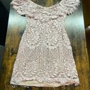 WAYF Venice Off the Shoulder Lace Minidress Photo 5