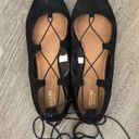 Mossimo Supply Co  Black Wrap Flats Women’s Size 10 Photo 2