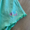 White Fox Boutique  - Ribbed Sleep Shorts in Green Photo 1