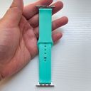 New Turquoise Apple Watch Silicone Sport Band Apple Watch Band Strap 42/44/45mm Blue Photo 6