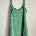 American Eagle Green Striped Knit Cami Mini Dress size XL Photo 7