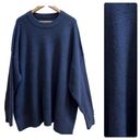 Aerie  Navy Blue Unreal Pull Over Cozy Soft Sweater Plus Size XXL Photo 3