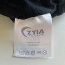 Zyia  Sports Bra Womens Medium Black Activewear Training Racerback Mesh Photo 3