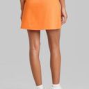 Wild Fable Knit Tennis Mini A-Line Skirt Orange Photo 2