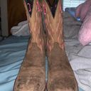 John Deer Square Toe Boot Size 8.5 Photo 1