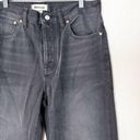 Madewell  Jeans Womens Low-Slung Straight Leg Button Fly Kent Wash Black Size 28 Photo 3