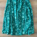 Free People  Sweet Nothings Green Floral Print Maxi Dress Photo 7