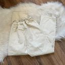 Lulus LULU’S Nothing Compares Ivory Paperbag Waist Straight Leg Jeans Photo 5