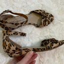 Breckelle’s  Womens Size 5.5 Leopard Print Twist Ankle Strap Sandal Wedge Flats Photo 4