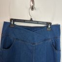 Halara  High Waist Crossover Pocket Stretchy Knit Casual Super Flare Jeans sz XLp Photo 6