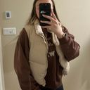 puffer vest Tan Photo 2