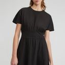 Everlane  The Organic Cotton Waisted Dress in Black M NWT Photo 1