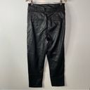 Dynamite  Faux Leather Paperbag Pants Size 8 Photo 2