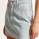 Abercrombie & Fitch Abercrombie Striped Denim Mini Skirt Photo 1