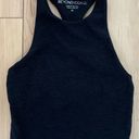 Beyond Yoga Black across the strap crop top Photo 2