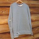 Alala NWT Revolve Gray Distressed Sweatshirt Photo 2