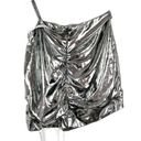 Mistress Rocks NWT  Next Up Metallic Silver Mini Skirt Size XS NEW Photo 8