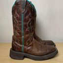 Justin Boots Justin Gypsy Raya 12 in. Western Boot Sz 6.5 Boho Bohowestern Coastal Cowgirl Photo 1