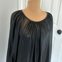 Ramy Brook  Astrid Black Faux Leather Top Photo 7