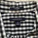 Lands'End  Collared Gingham Tank Top Photo 2