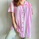 We The Free Barbie Bubblegum Pink Button Down Float Away Top NWT | M Photo 0