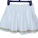 Lilly Pulitzer Rare Label  White Steff Godet Ladybug Pleated Tennis Skirt size 2 Photo 6