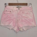 Aeropostale  high rise Shorty Denim Shorts Tie Dye pink 000 Photo 0