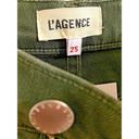 L'Agence New  Shorts Womens 25 Ryland Cutoff Denim in Sage‎ Green Photo 3