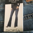 Sofia Vergara Sofia Jeans By  Sz 16 Button Fly MELISSA High Rise Flare Med Wash Photo 4