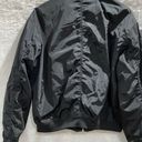 EXPRESS Black Bomber Jacket w/ patches Size M (Like New) Photo 4