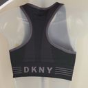 DKNY  Grey Black Reversible Sports Bra Small Photo 3