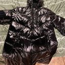 A New Day Long Black Puffer Coat Photo 1