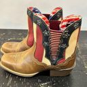 Justin Boots  Chellie Patriot Leather Western Cowgirl Short Boots Womens 7.5 B Photo 6