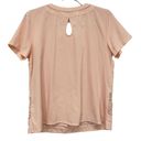 Coldwater Creek  Women's Petite short Sleeve Tops Blouse size PS Peach Adult Photo 1