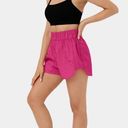 Halara NEW  Barbie Pink High Waisted Dolphin Hem Casual Shorts Lined Photo 2