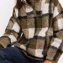 Madewell NEW  (Re)sourced Sherpa Popover Tunic Jacket in Plaid, M Photo 0