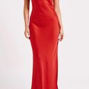 Meshki Sydney Straight Neck Slip Maxi Dress - Red Photo 0