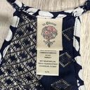 In Bloom By Jonquil Slip Chemise Navy Lace White Floral Sleeveless Cami Size XL Photo 1