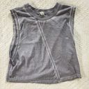 Lululemon  Grey Cropped Tank Top Photo 0