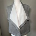 BCBGMAXAZRIA  Convertible Detachable Open Jacket Size Small Grey Casual Photo 11