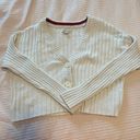 American Eagle Outfitters Cropped Creme Cardigan Photo 0