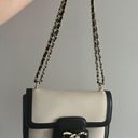 JustFab Black & White Chain Purse Photo 0