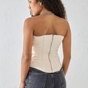 Urban Outfitters UO Light Before Dark Lace-Up Corset Top NWT Small Photo 2