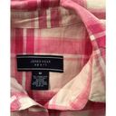 Jones Wear Women's  Sport Pink Plaid Button Down Shirt Size M Photo 4