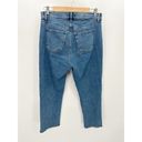 The Loft  Outlet Jeans Women 8 PETITE Blue Medium Wash Denim Straight Leg Seam Detail Photo 1