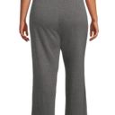 Terra & Sky  Womens Stretch Pants Size 1X 16W-18W Gray Wide Leg Pockets New Photo 2