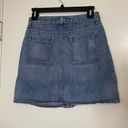 Rag and Bone  santa cruz mini skirt capitol button front denim size US 25 Photo 4